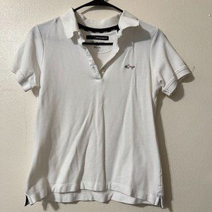 Greg Norman women's golf polo shirt, white size M